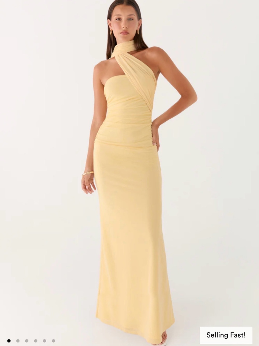 Peppermayo Songbird Maxi Dress Yellow